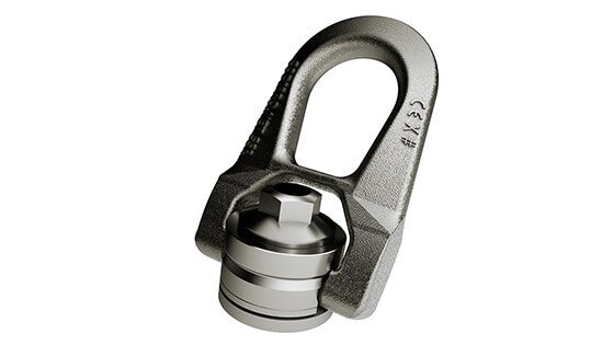 Female stainless steel double swivel lifting ring SS.FE.DSR