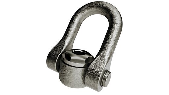 Female stainless steel double swivel lifting ring SS.FE.DSS