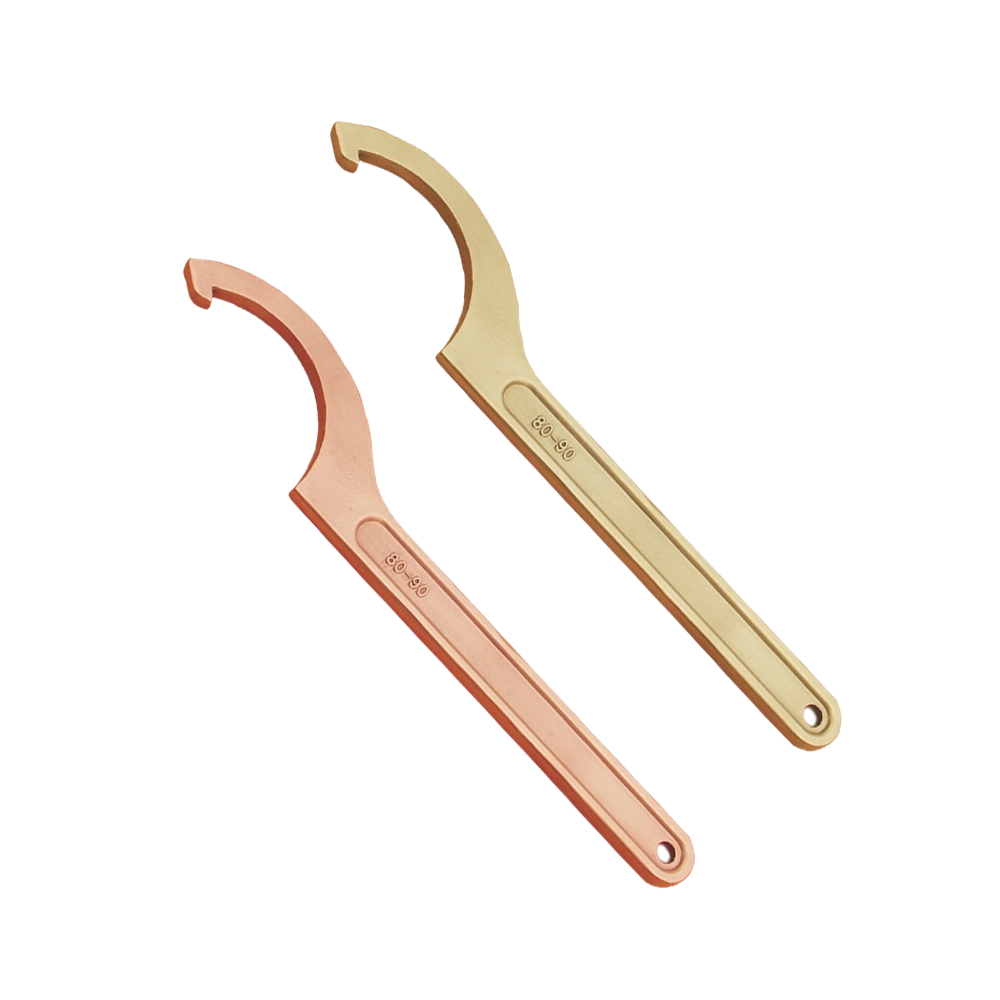 Non-Sparking AlBr Hook Wrench With Pin 30-32mm