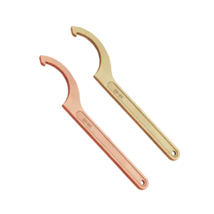 Non-Sparking AlBr Adjustable Hook Wrench 19-50mm