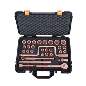 Non-Sparking Socket Set 1/2″ Sqr Dr 32pcs