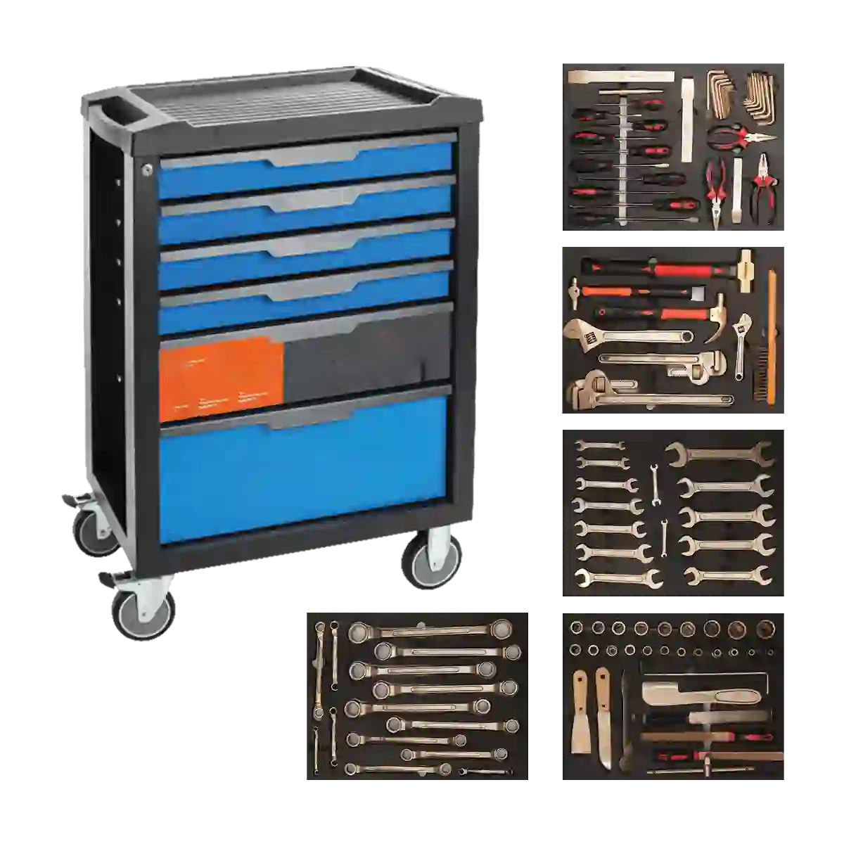 Industrial Grade Non Sparking Tool Trolley