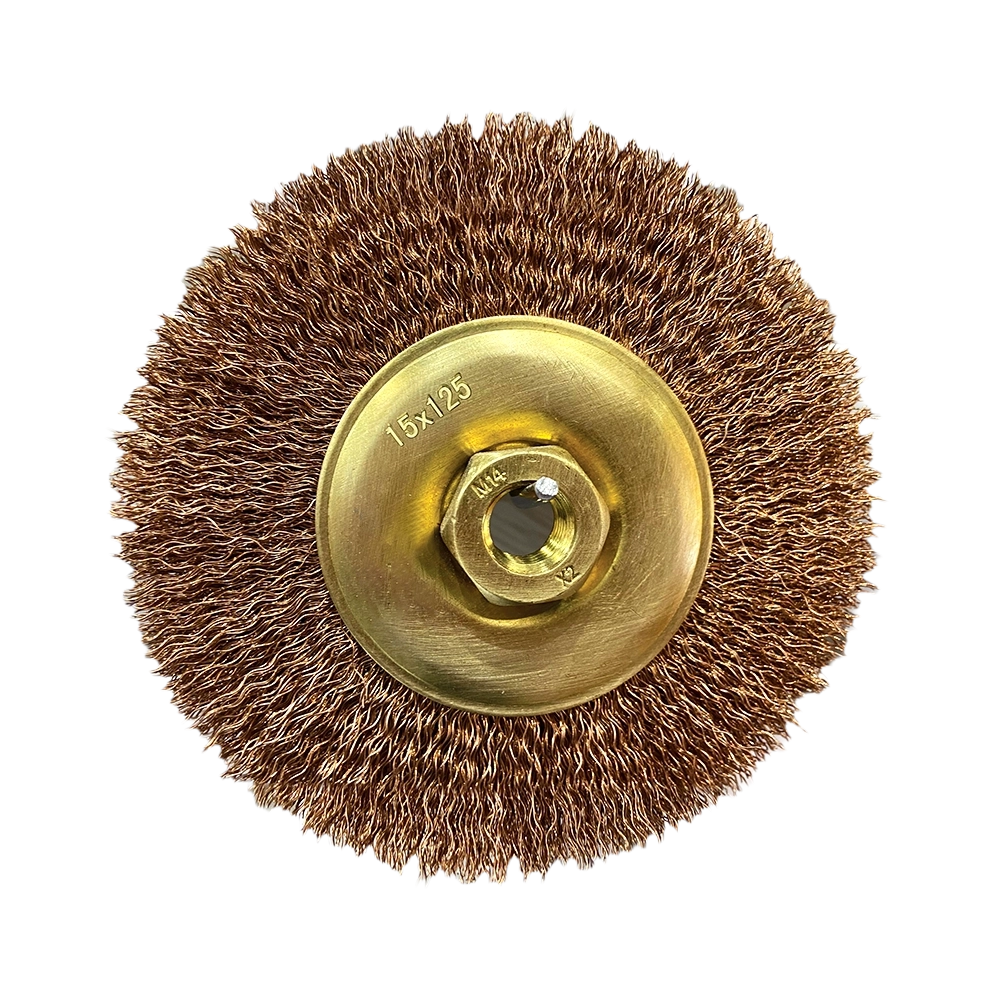 Non-Sparking Wheel Brush Crimped Wire