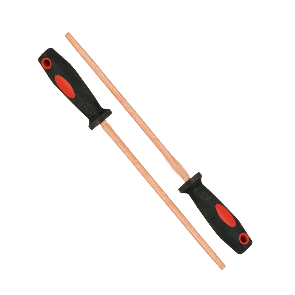 Non-Sparking BeCu Round File 6 Inch